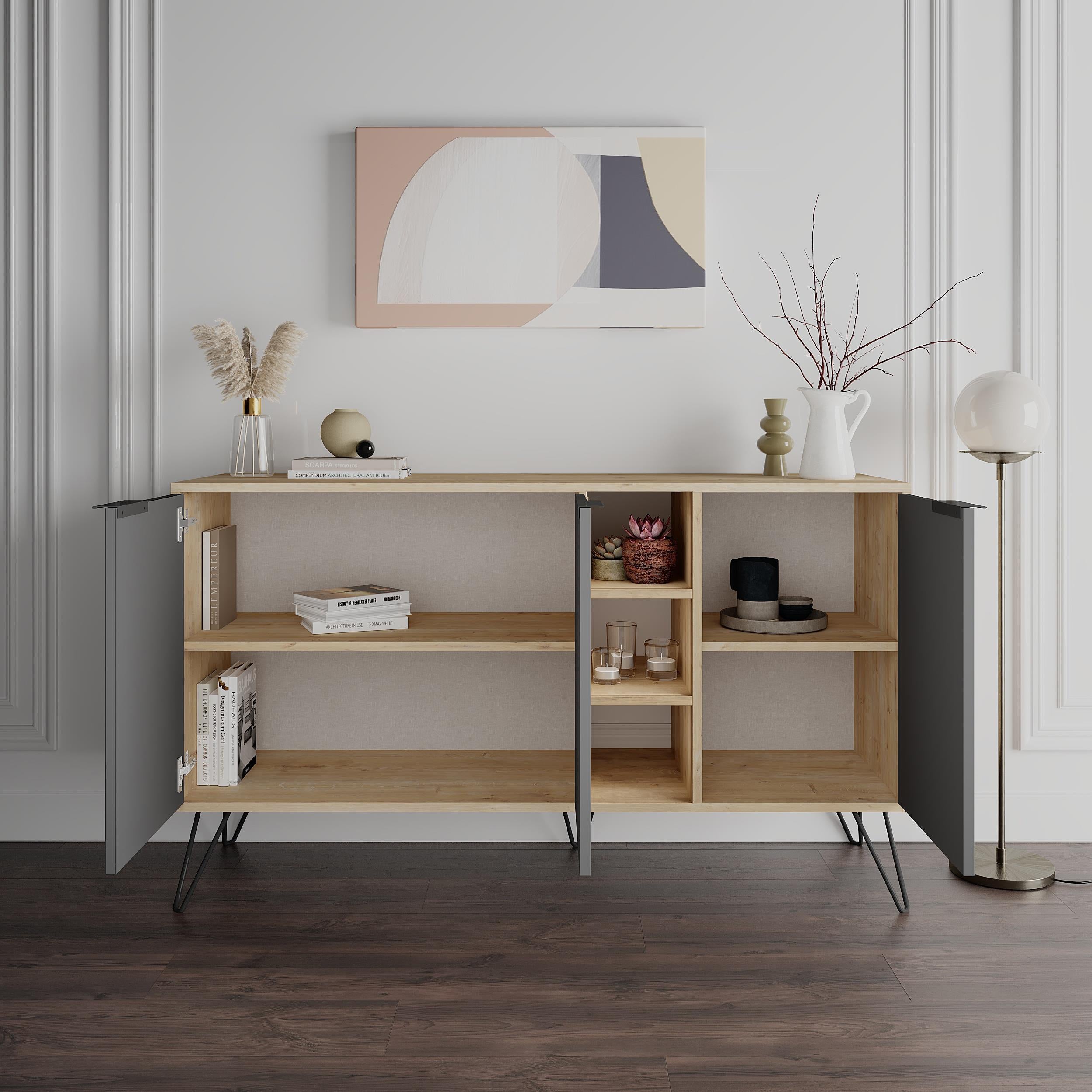 Sapphire Oak,Anthracite