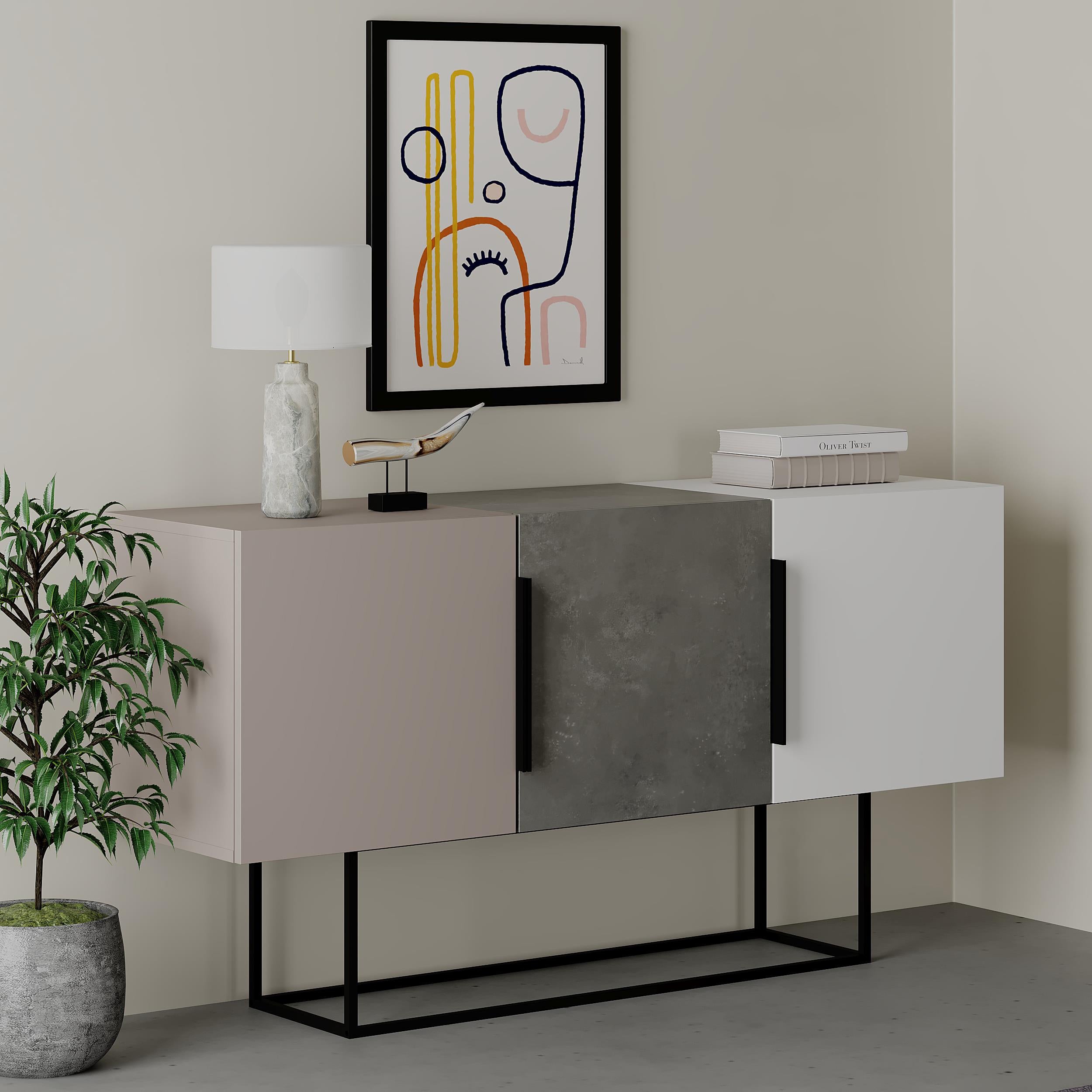 Light Mocha,Retro Grey,White