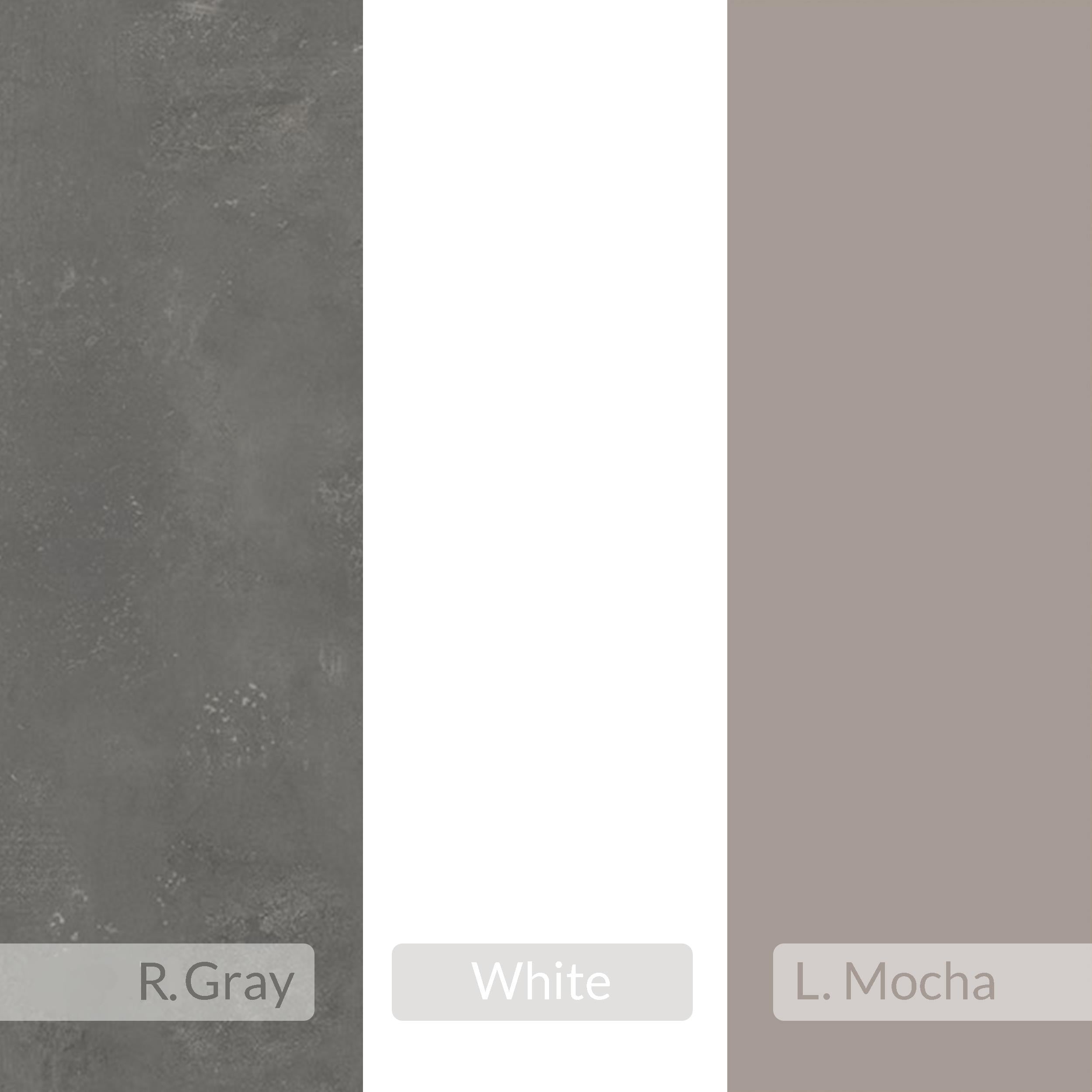 Light Mocha,Retro Grey,White