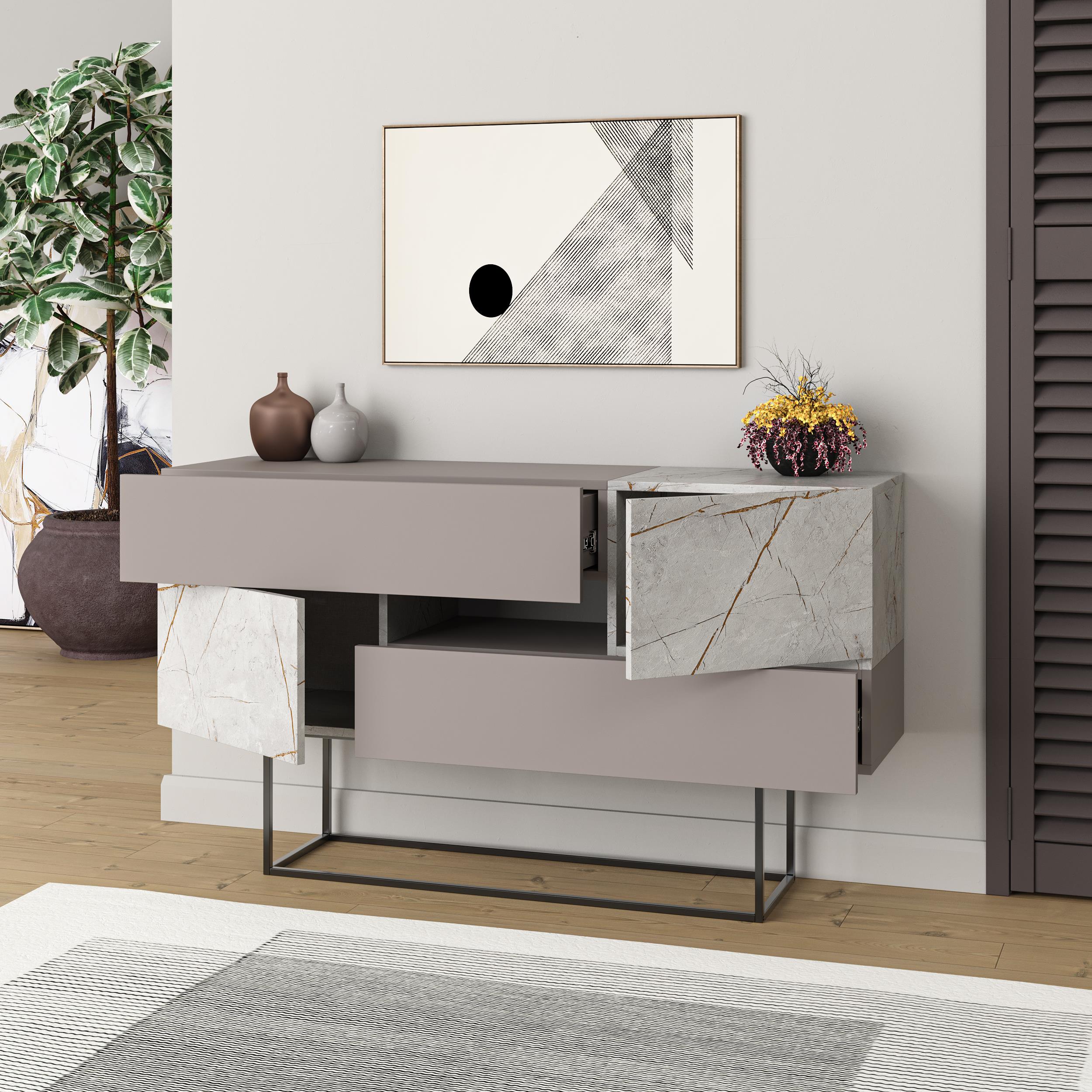 Eros Console Sideboard – styled in living room – Decortie