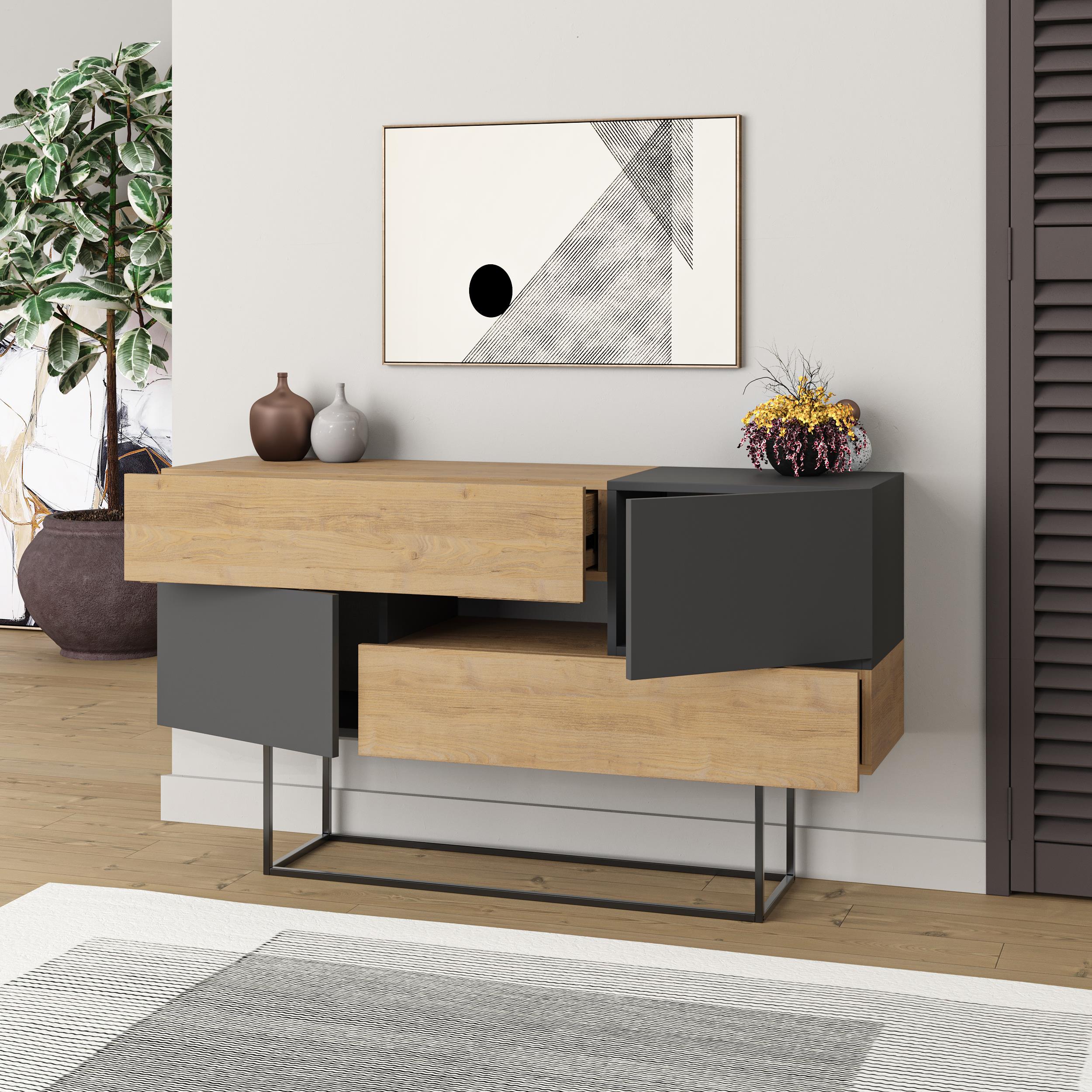 Sapphire Oak,Anthracite