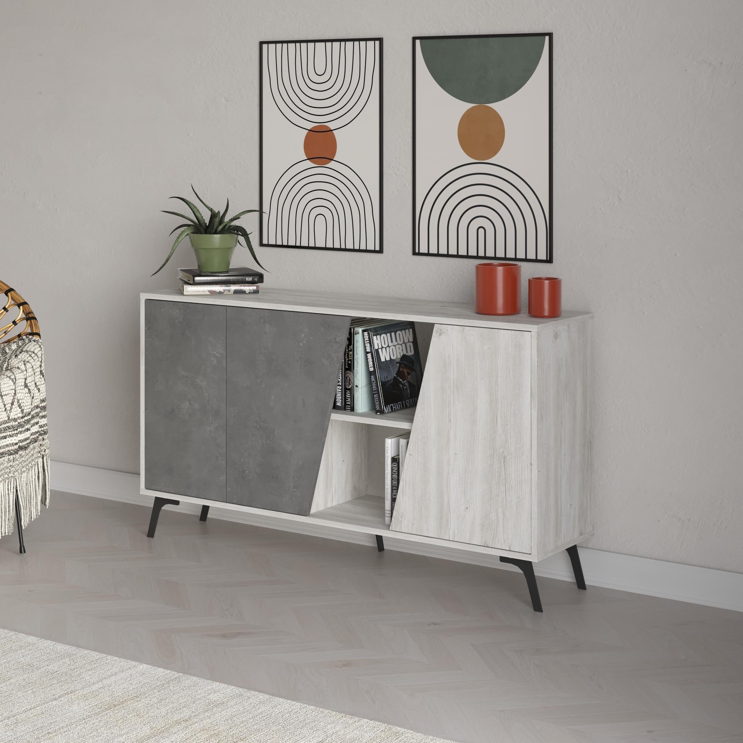 Ancient White,Retro Grey