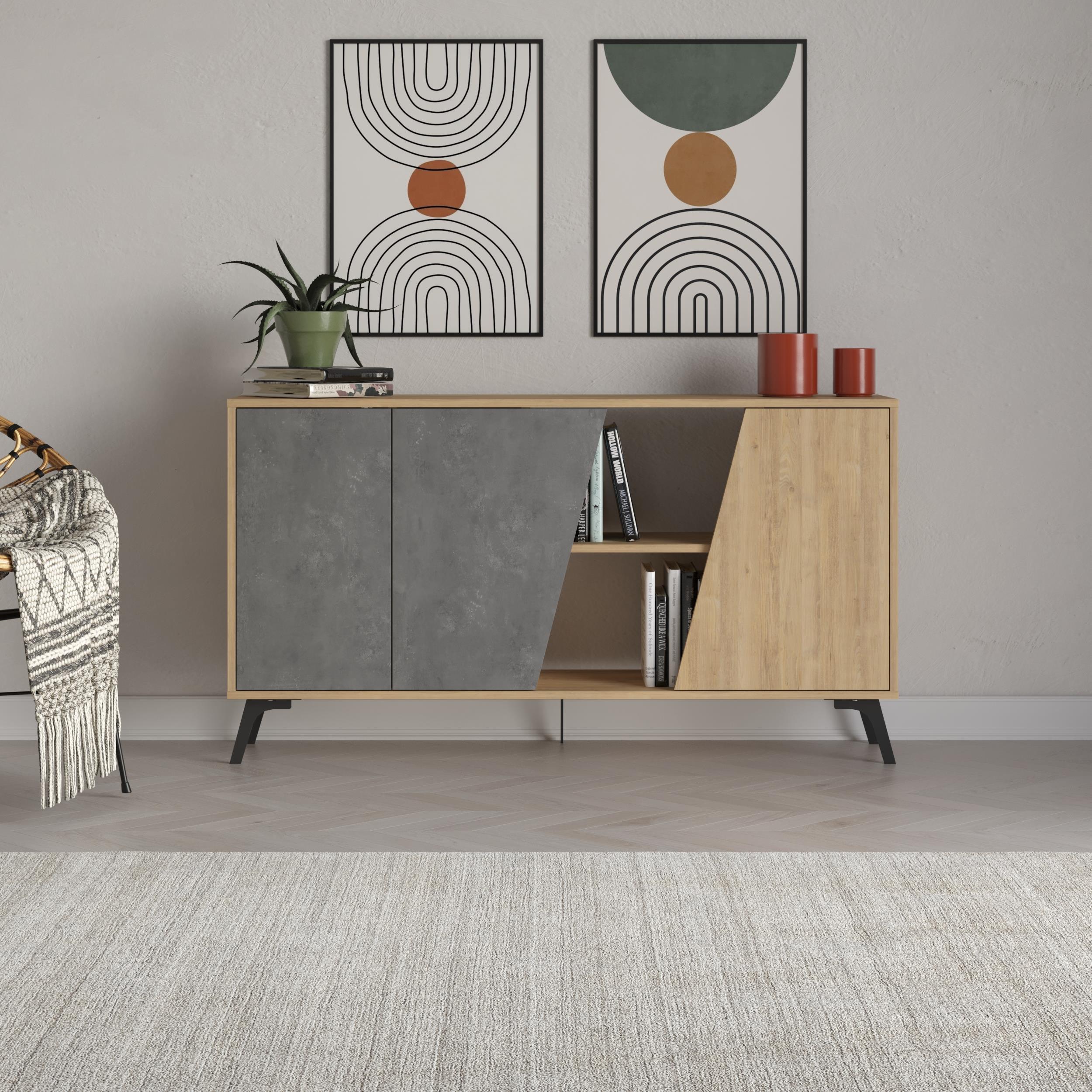 Sapphire Oak,Retro Grey