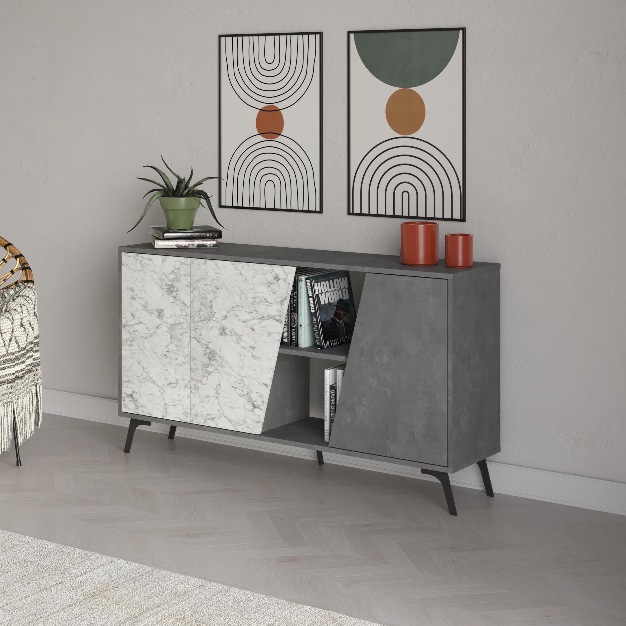 Retro Grey,Carrara