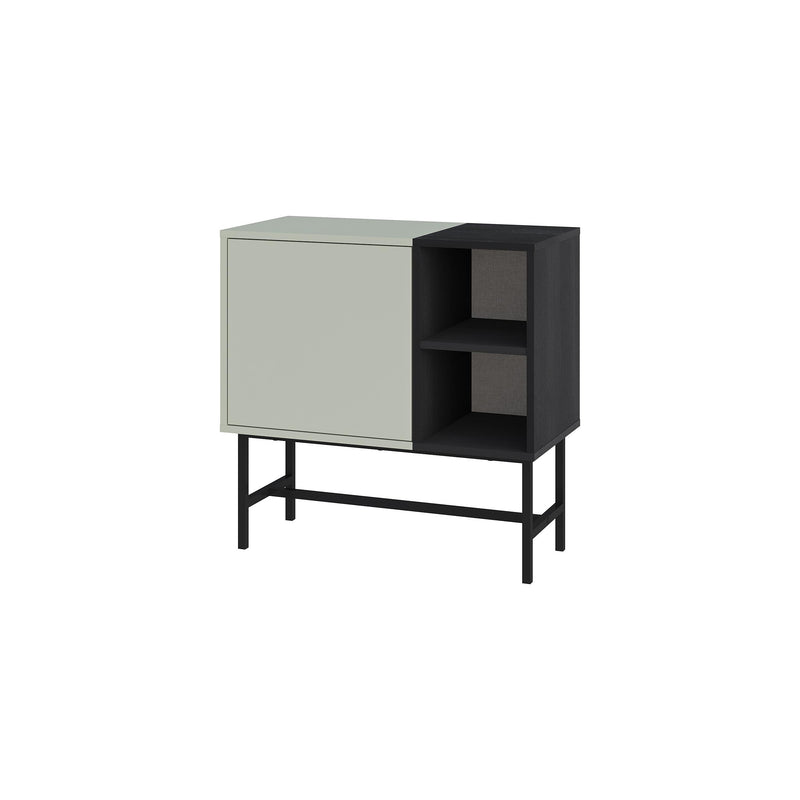 Mona Mini Console Table with Storage & Shelves - Additional Image 1