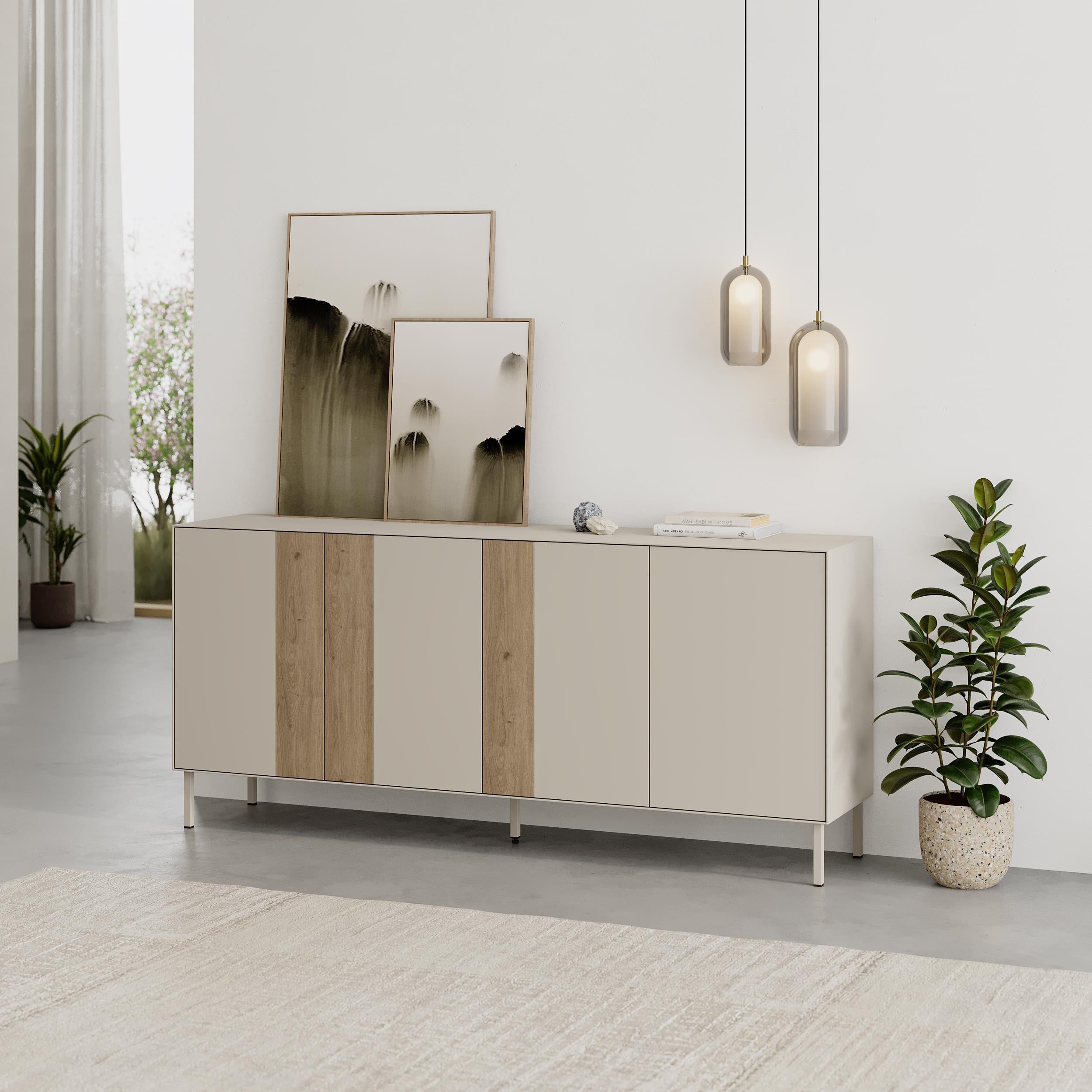 Vena Console Table-Sideboard 180cm styled in a room setting