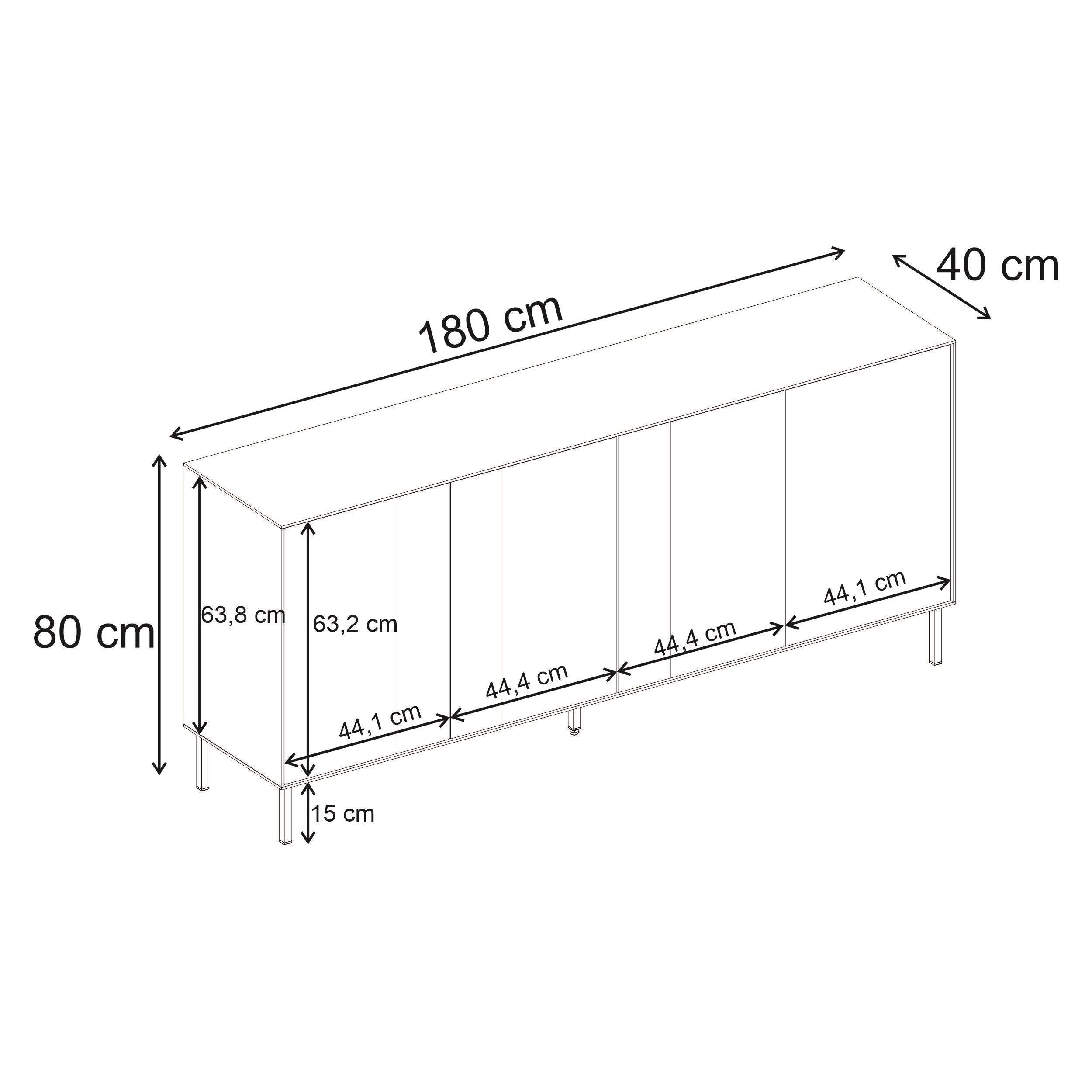 Vena Console Table-Sideboard 180cm dimensions
