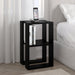 Lonie Modern Bedside Table Bedroom Furniture Width 34cm – Black Bute