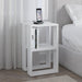 Lonie Modern Bedside Table Bedroom Furniture Width 34cm – White