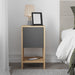 Ema Modern Bedside Table Bedroom Furniture 30cm Width – Oak,Anthracite