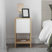 Ema Modern Bedside Table Bedroom Furniture 30cm Width – Oak,White