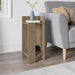 Elos Modern Bedside Table Right Module 25cm Narrow – Natural Oak