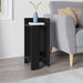 Elos Modern Bedside Table Right Module 25cm Narrow – Black Wood