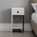 Sirius Modern Bedside Table Left Module Width Bedroom Furniture 32cm – White