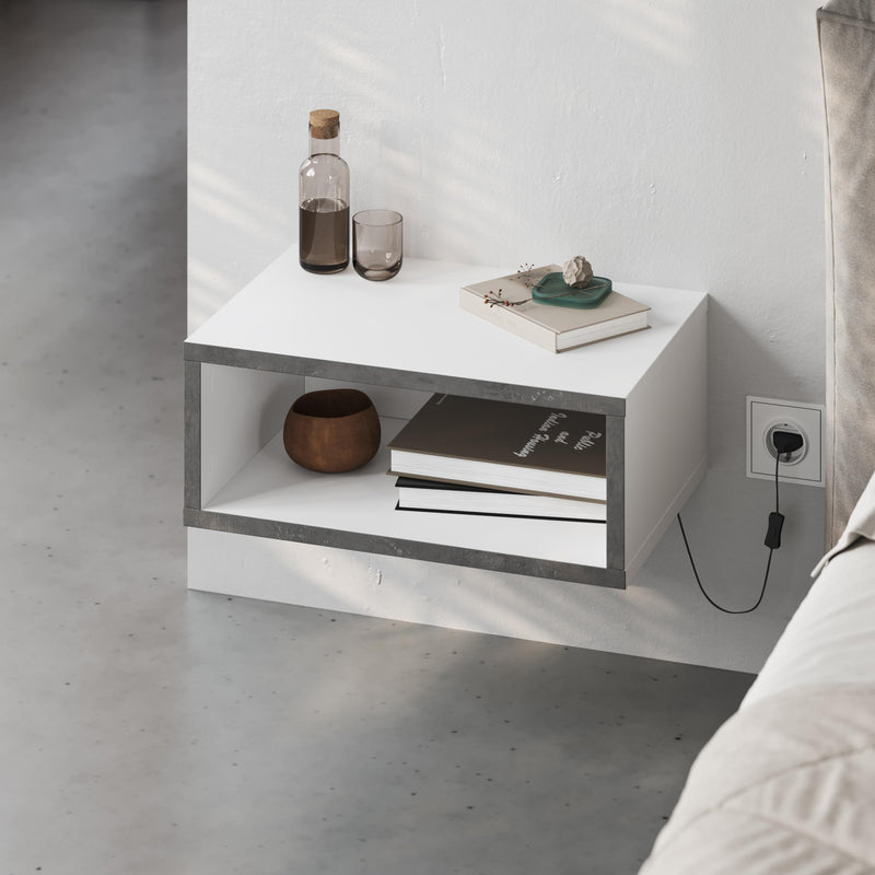 Brik Wall Mounted Nightstand