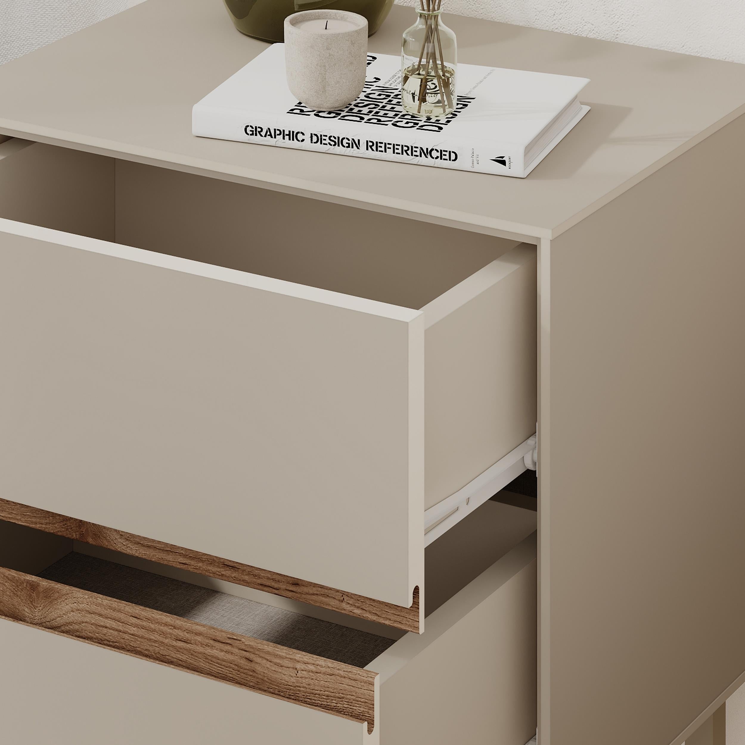 Arch Modern Bedside Table - close-up detail