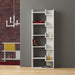 Oppa Modern Bookcase Display Unit Tall 162.4cm – White - White