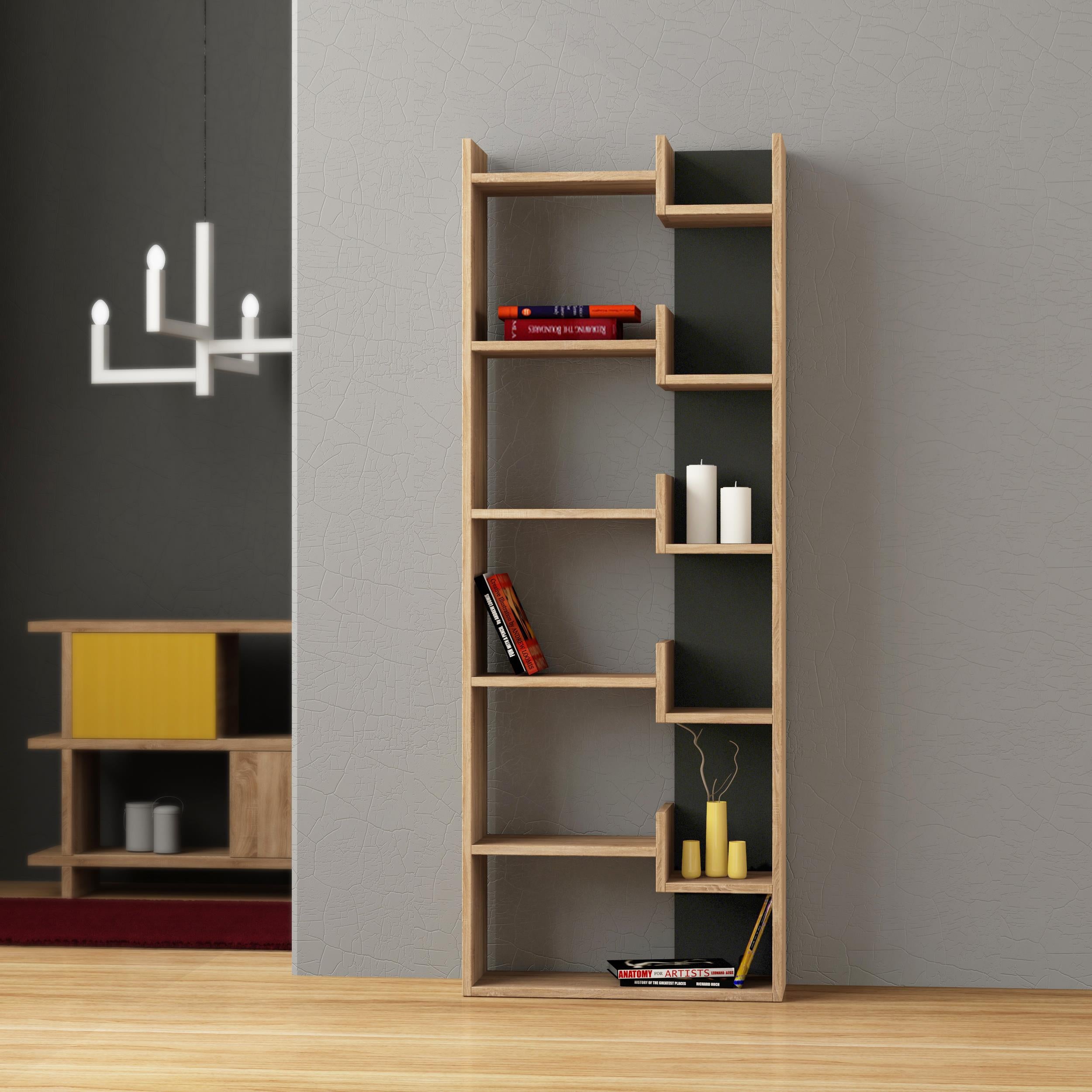 Sapphire Oak,Anthracite