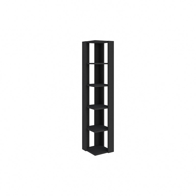 Nati Corner Bookcase 161cm – white background – Decortie