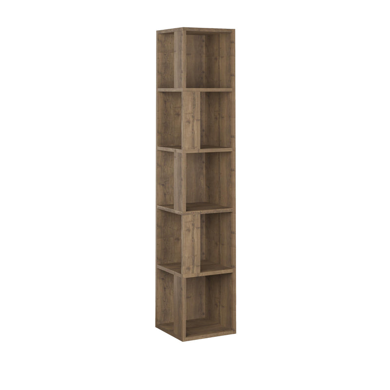 Piano Modern Corner Bookcase Display Unit Tall 158.9cm - Decortie