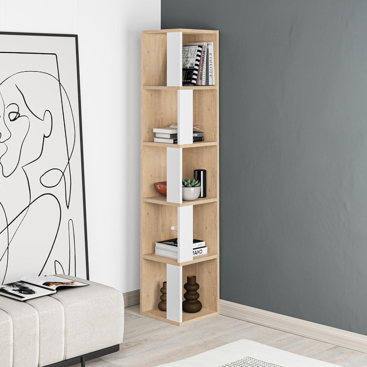 Sapphire Oak,White