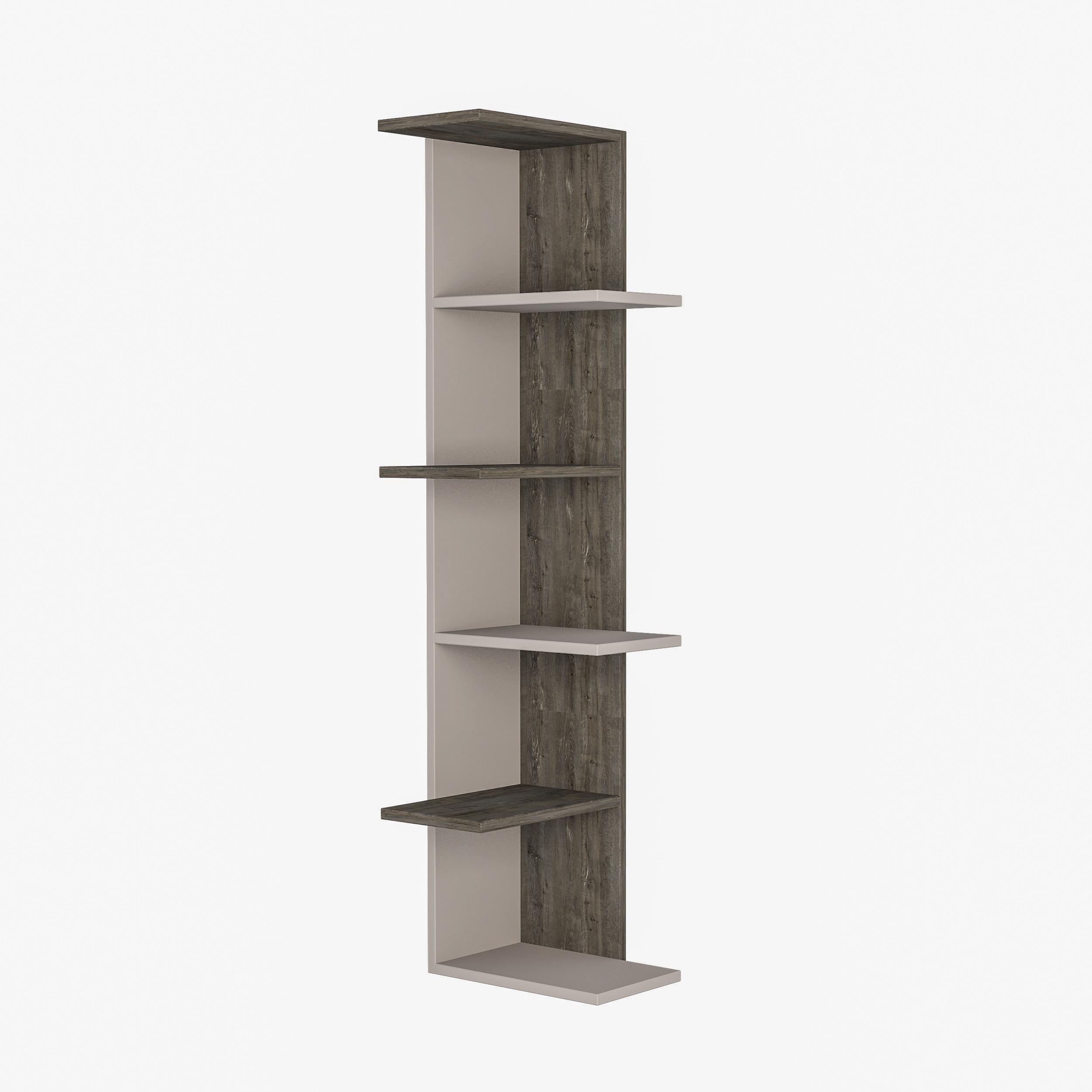 Saso 5-tier Corner Bookcase product photo
