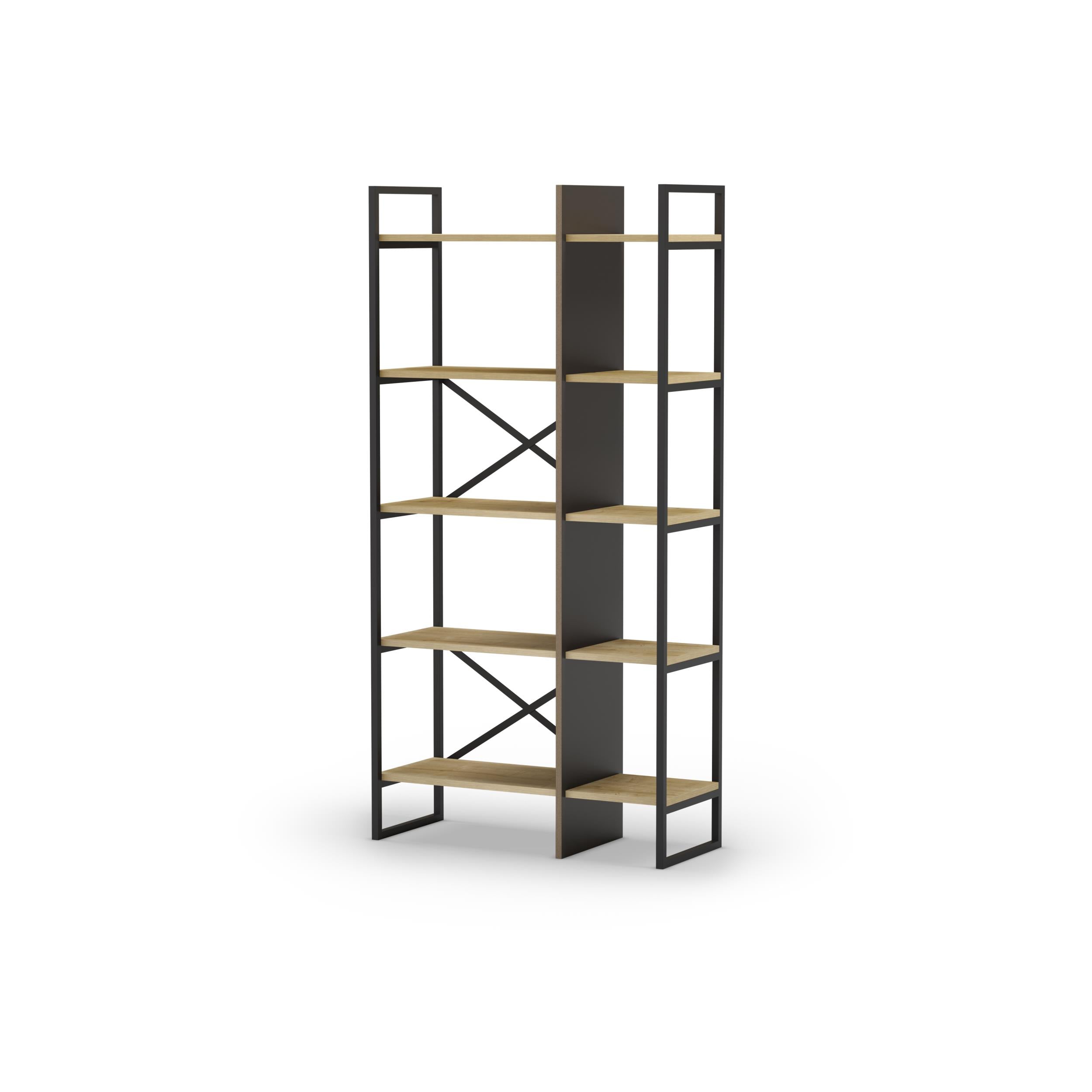 Detroit Industrial Bookcase 87.5cm - additional view