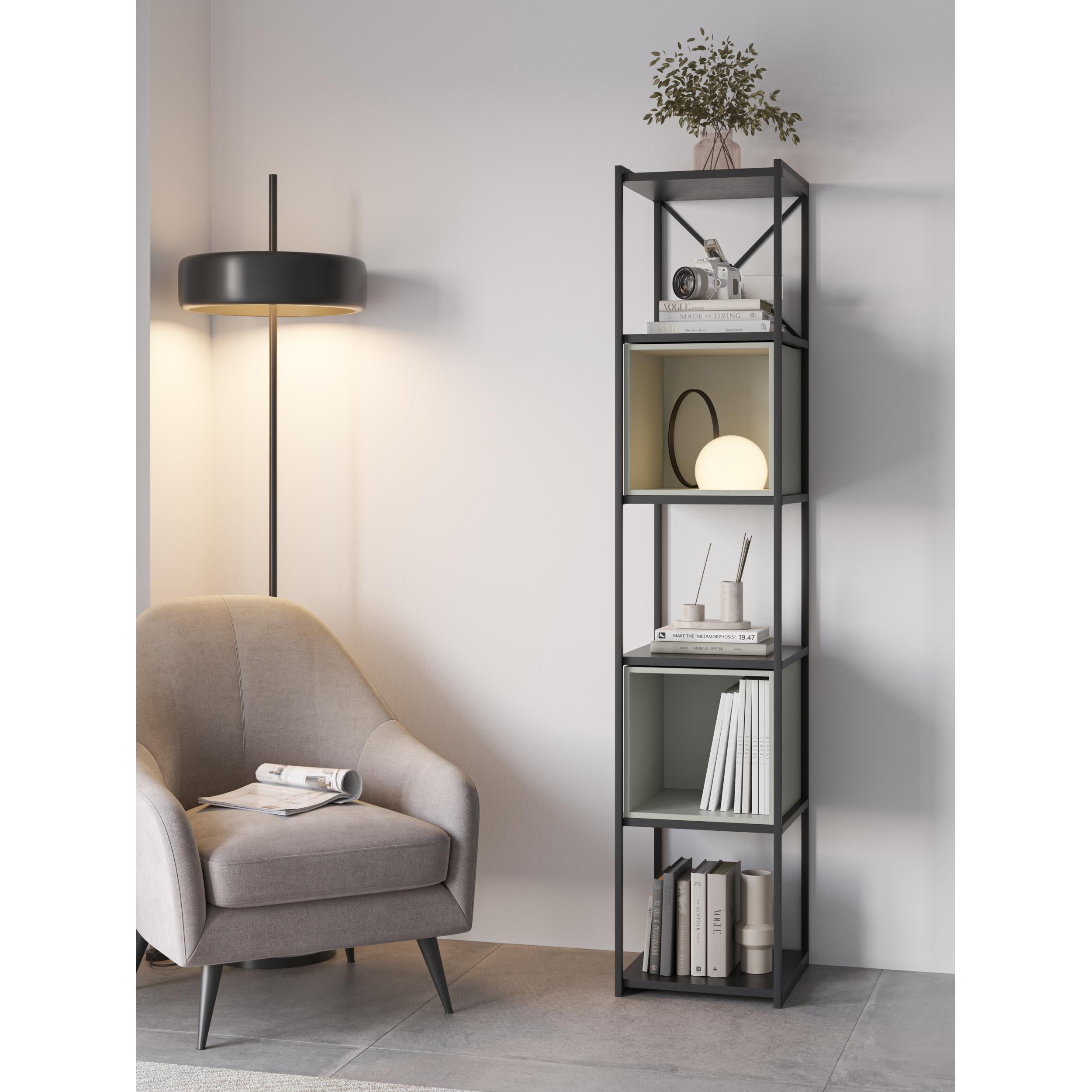Vale Mini Industrial Bookcase additional view