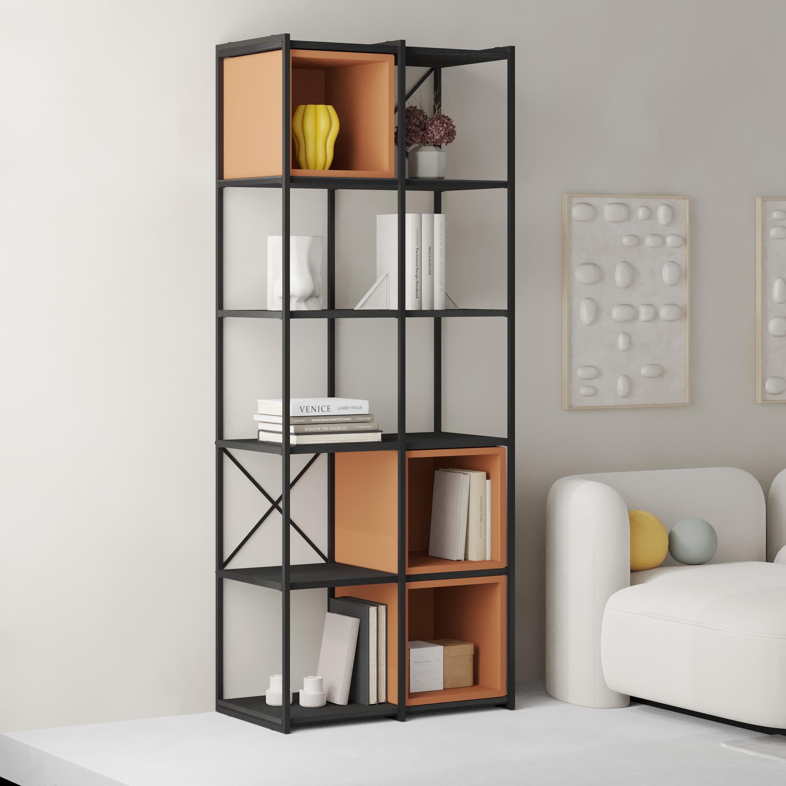 Vale Midi Industrial Bookcase additional view