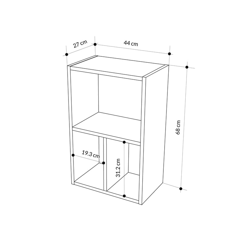 Combayn Tall Low Bookcase - Additional Image 9