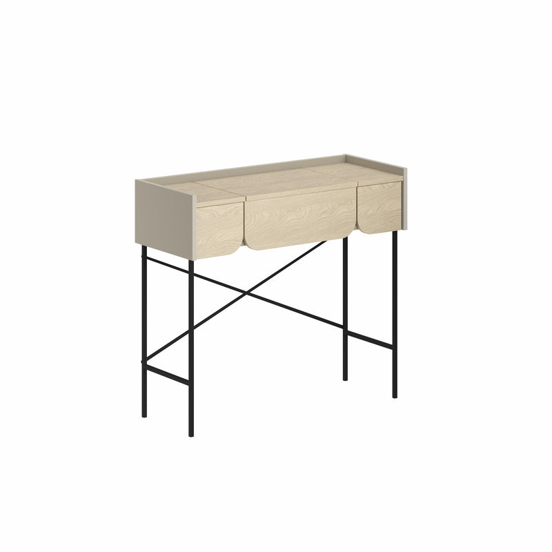 Terra Dressing Table with Mirror and 2 Drawers - Additional Image 12