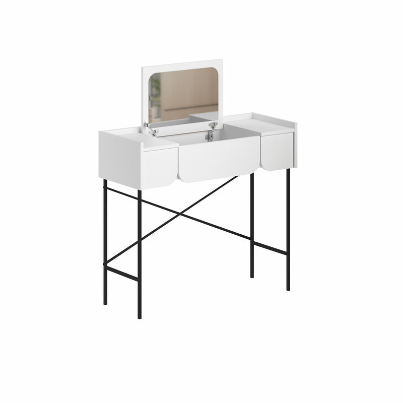 Terra Dressing Table with Mirror and 2 Drawers - Additional Image 3