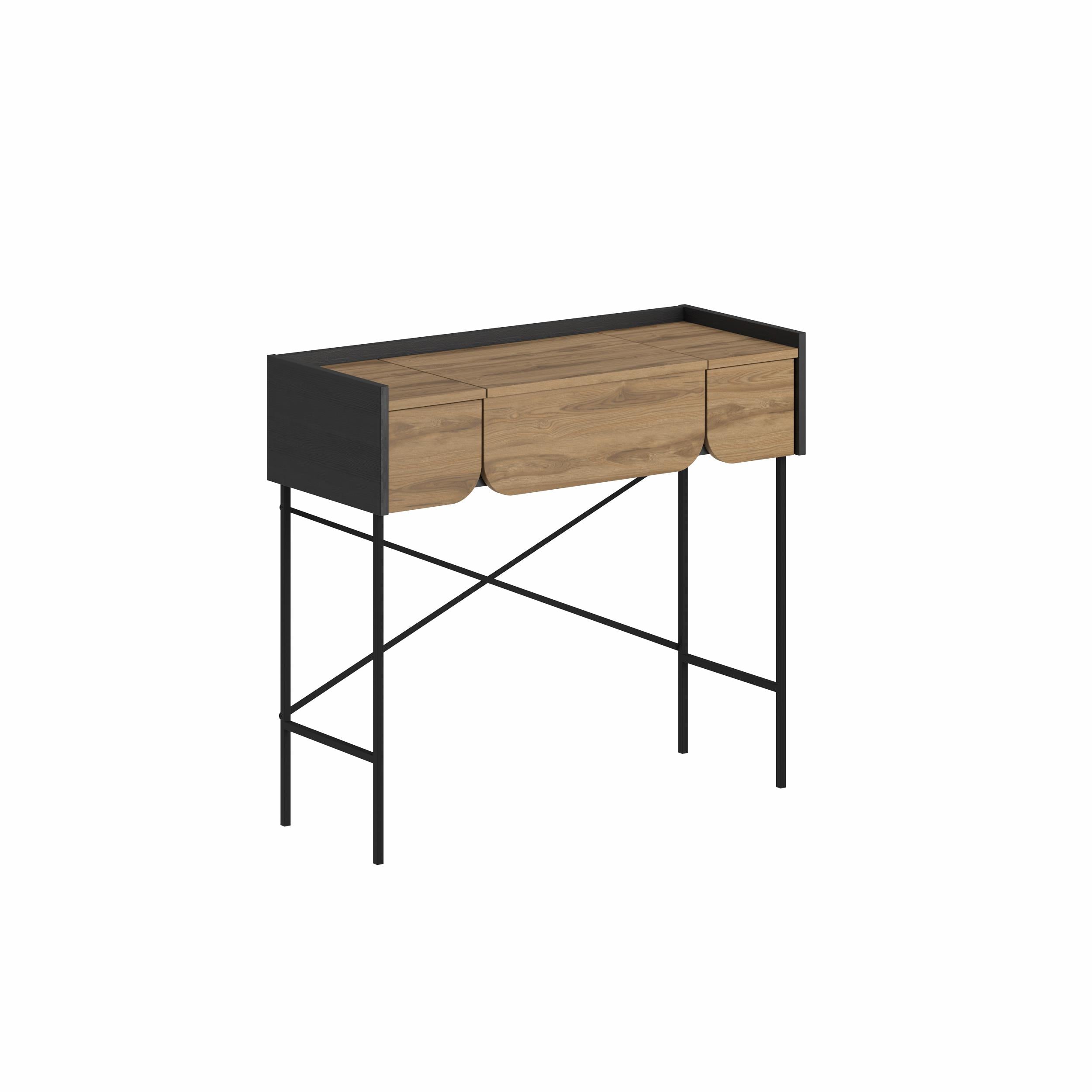 Terra Dressing Table with Mirror and 2 Drawers - Additional Image 15