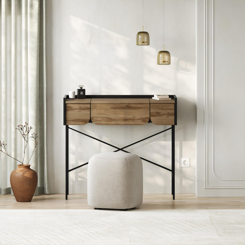 Terra Dressing Table with Mirror and 2 Drawers - Additional Image 16