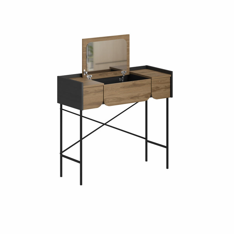 Terra Dressing Table with Mirror and 2 Drawers - Additional Image 4