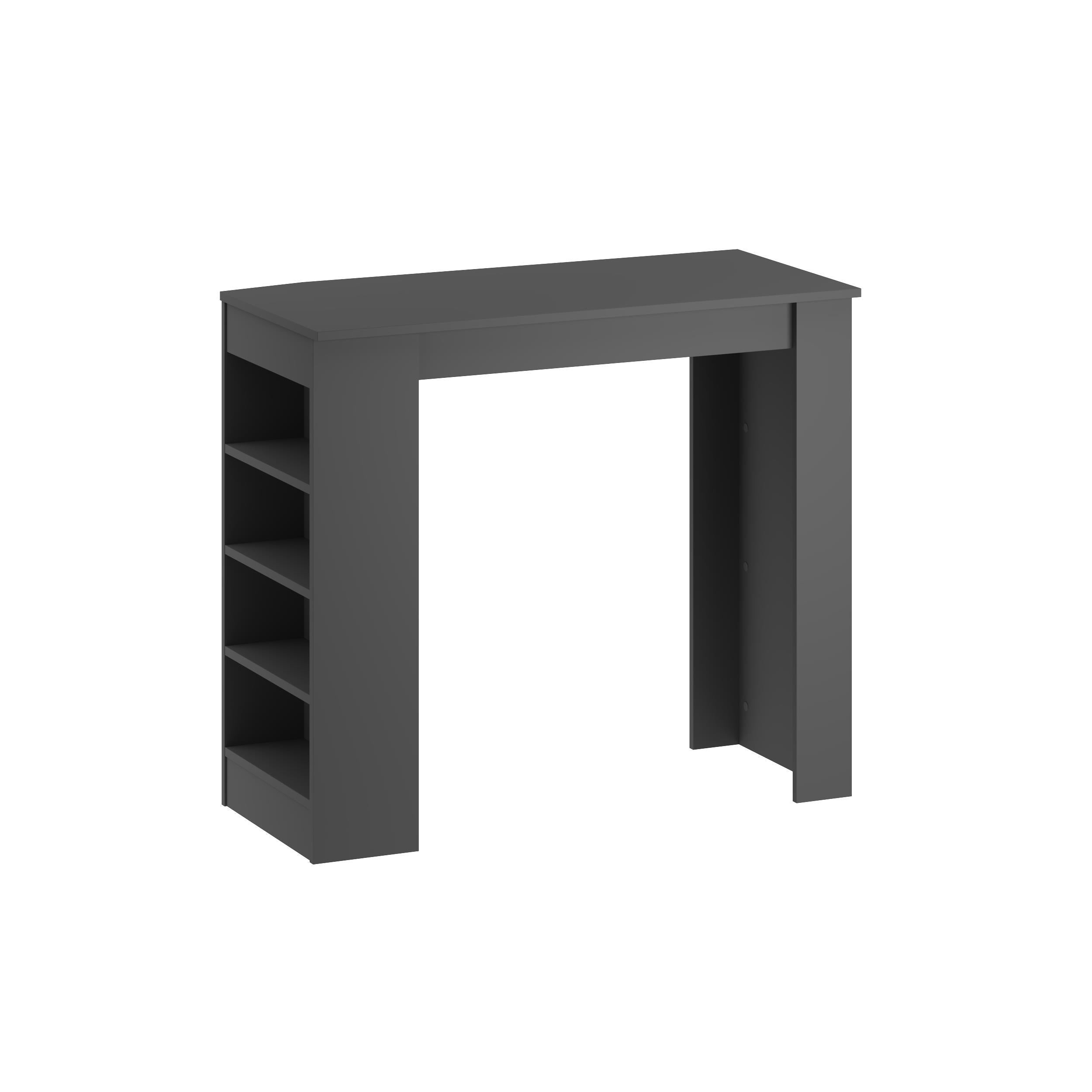 Swallow Modern Kitchen Bar Table – Dining Table with Storage Shelves - Additional Image 9