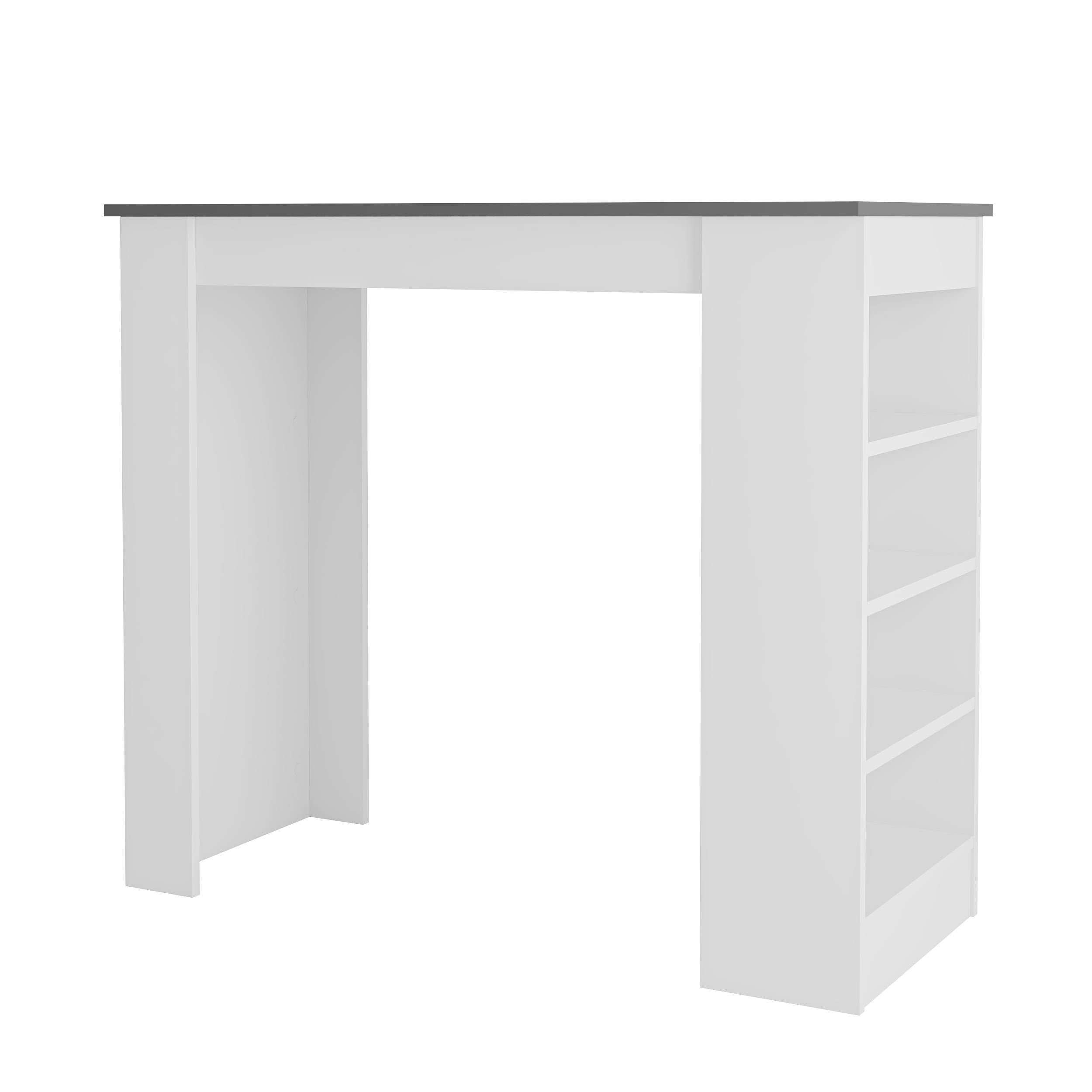 Swallow Modern Kitchen Bar Table – Dining Table with Storage Shelves - Additional Image 5