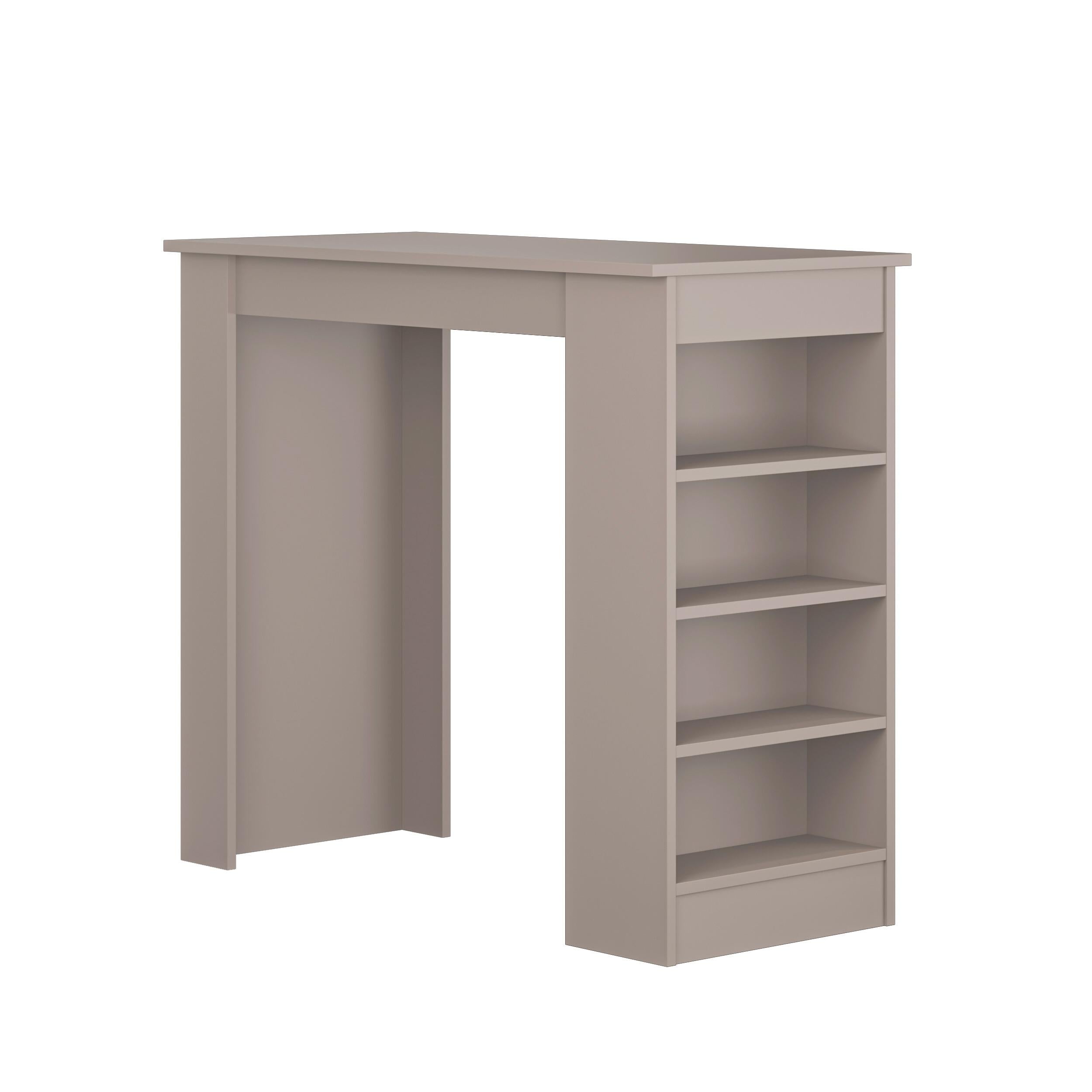Swallow Modern Kitchen Bar Table – Dining Table with Storage Shelves - Additional Image 7