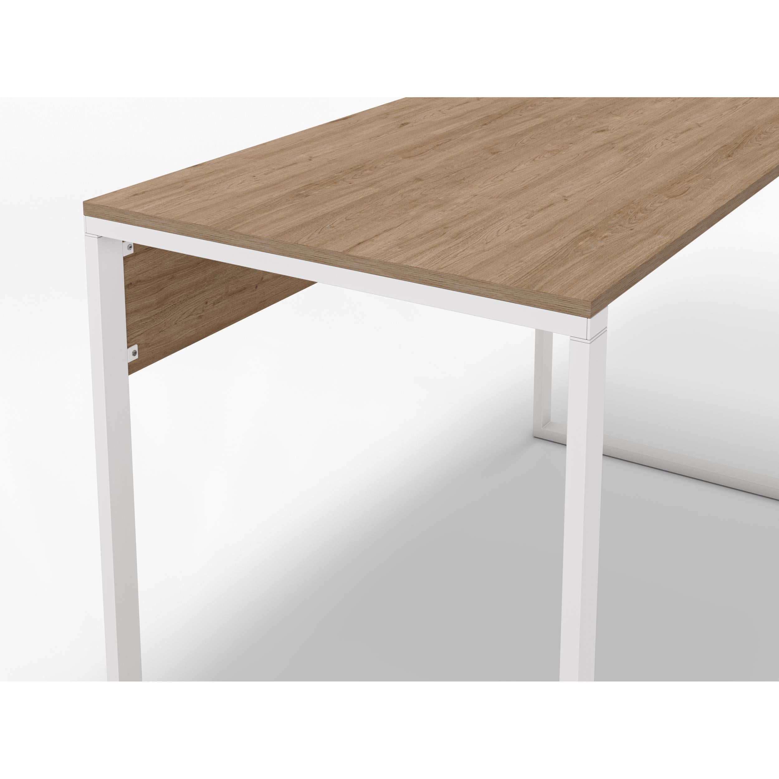 (metal White) Sapphire Oak,Sapphire Oak,White Legs