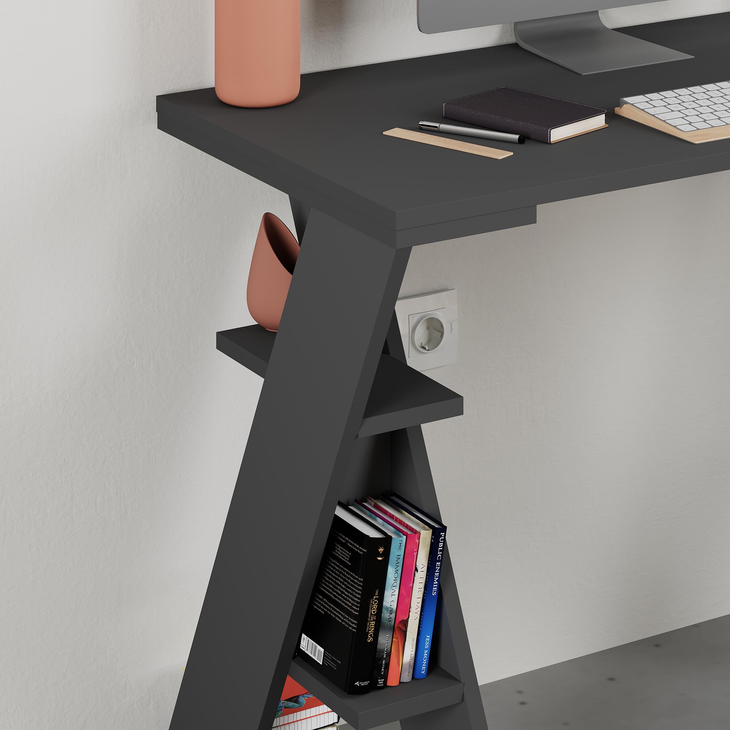Papillon Modern Study Desk - close-up detail