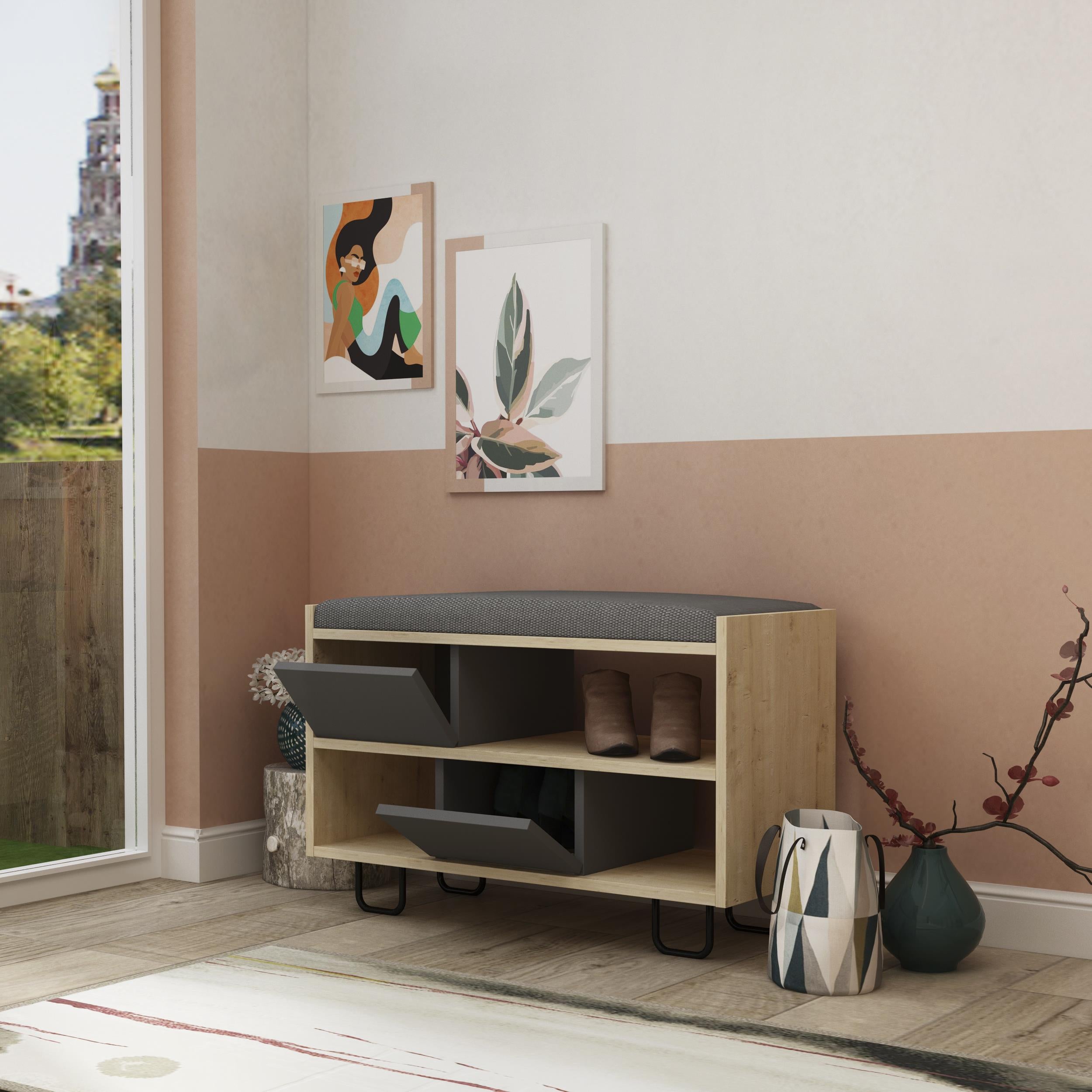 Sapphire Oak,Anthracite