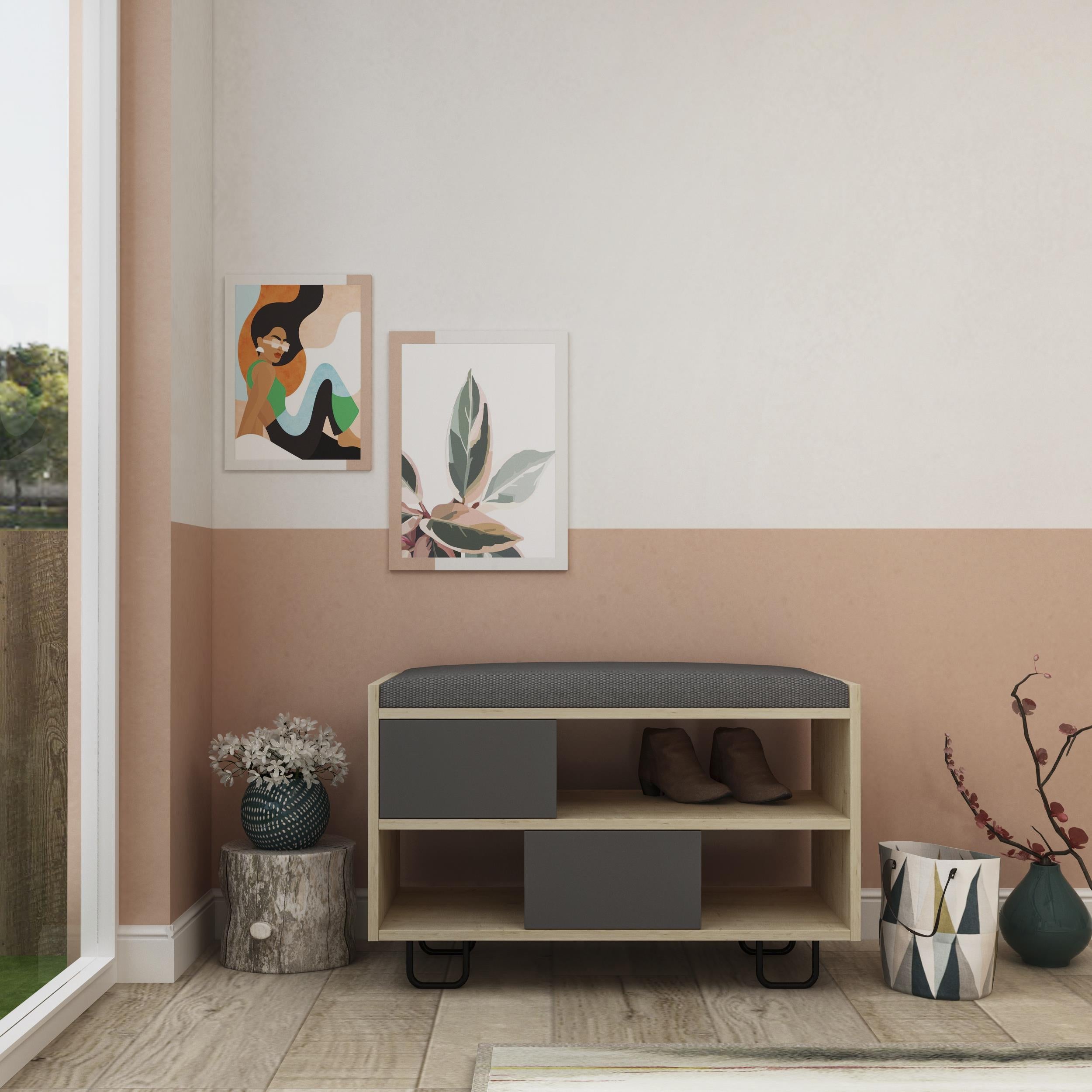 Sapphire Oak,Anthracite