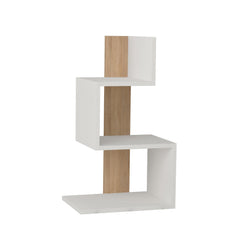 Rosie Modern Side End Table Multipurpose With Creativeness H 72cm – Oak,White