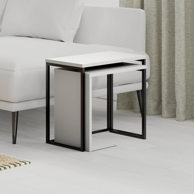 Zigosh Modern Nesting Side Table Set