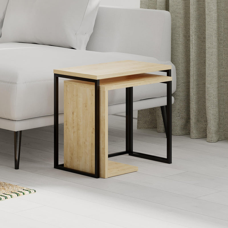 Zigosh Modern Nesting Side Table Set