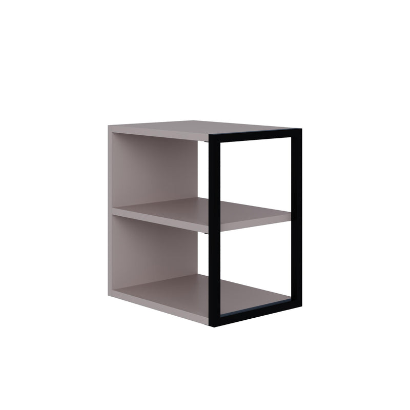 Echo Side Table Single – Modern Sofa Side Table with Shelves - Additional Image 2