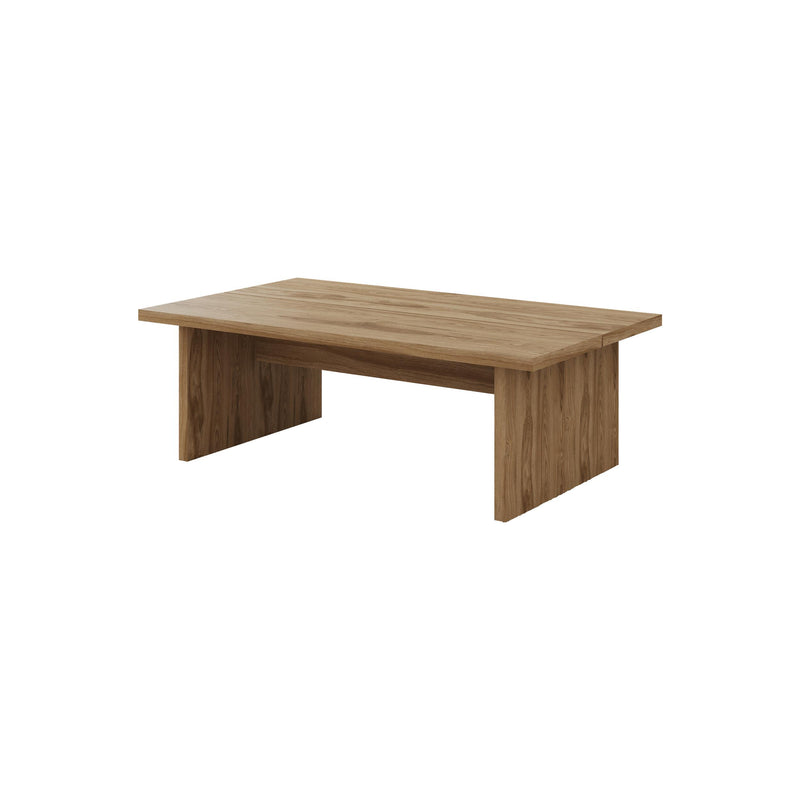 Loana Coffee Table – Modern Living Room Table with Two-Piece Top Panel - Additional Image 1