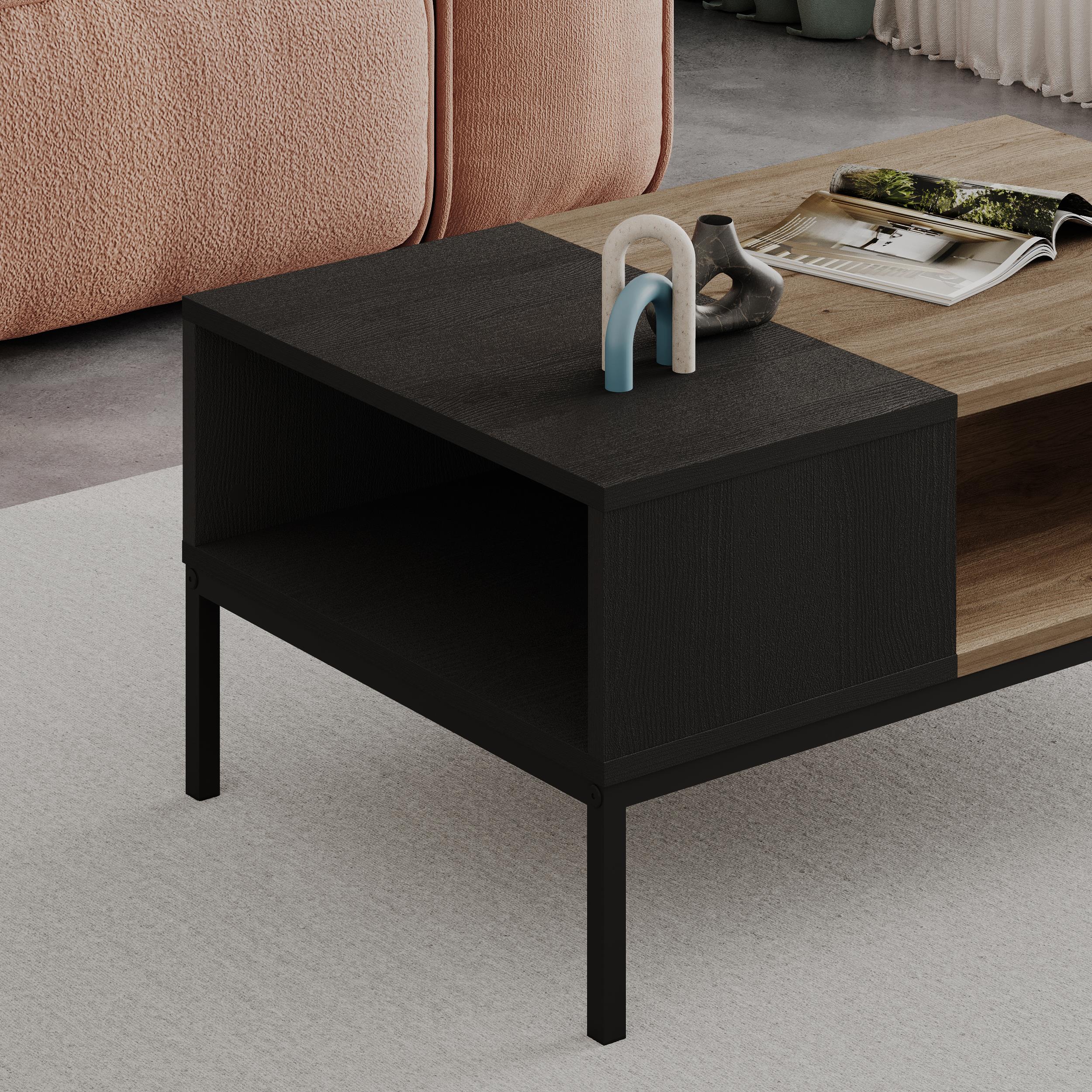 (metal Black) Sepet,Black Wood