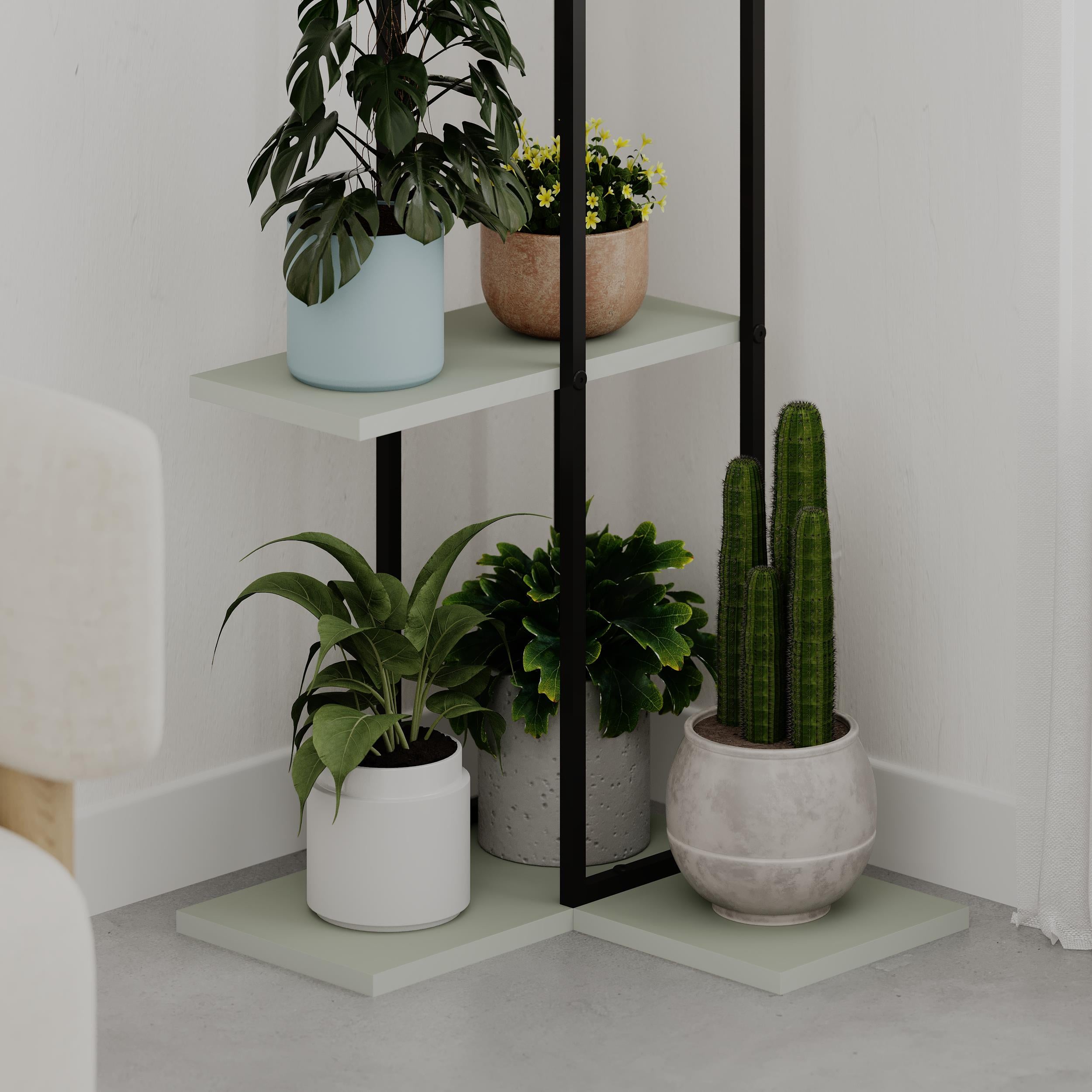 Vetra Modern Plantstand Shelves additional view