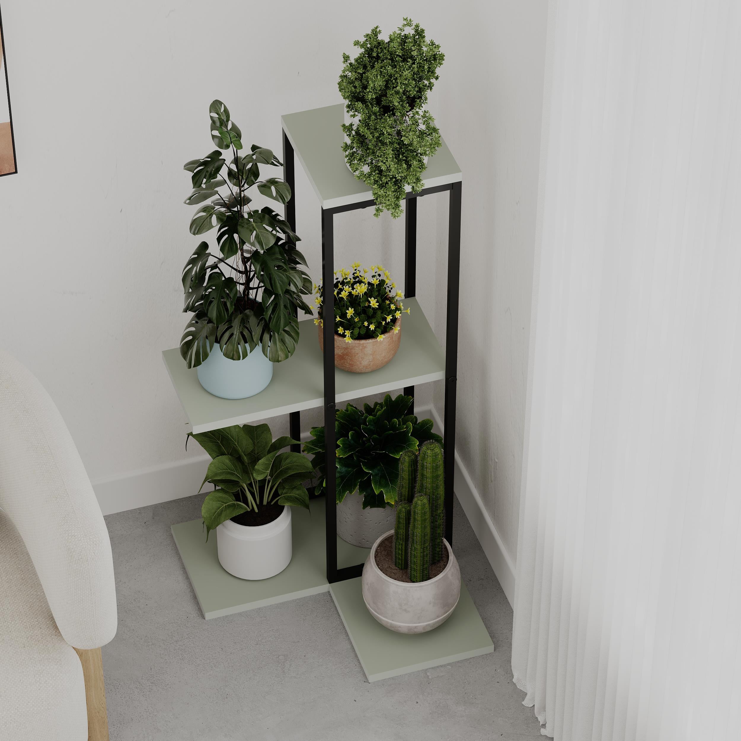 Vetra Modern Plantstand Shelves additional view